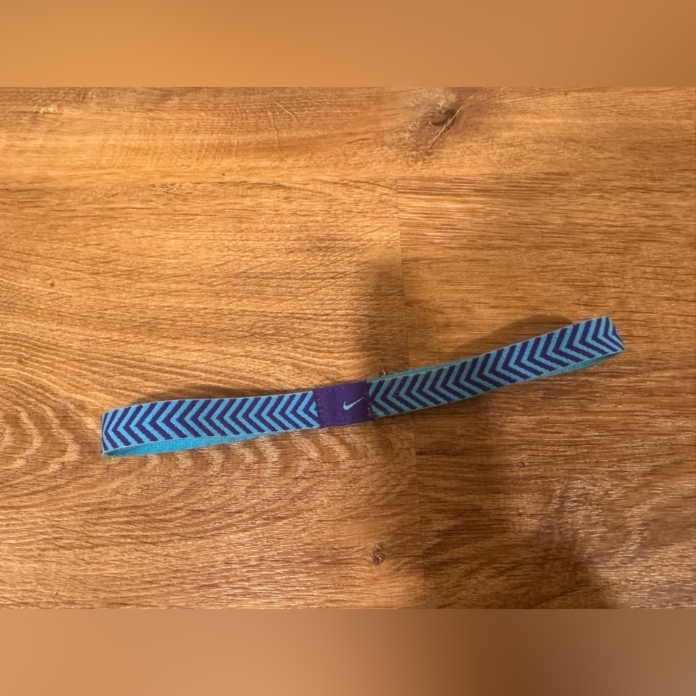 Nike Blue and Purple chevron Headband​​​​​